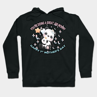 You'Re Doing A Job Mommy Mother'S Day Baby Bear Hoodie